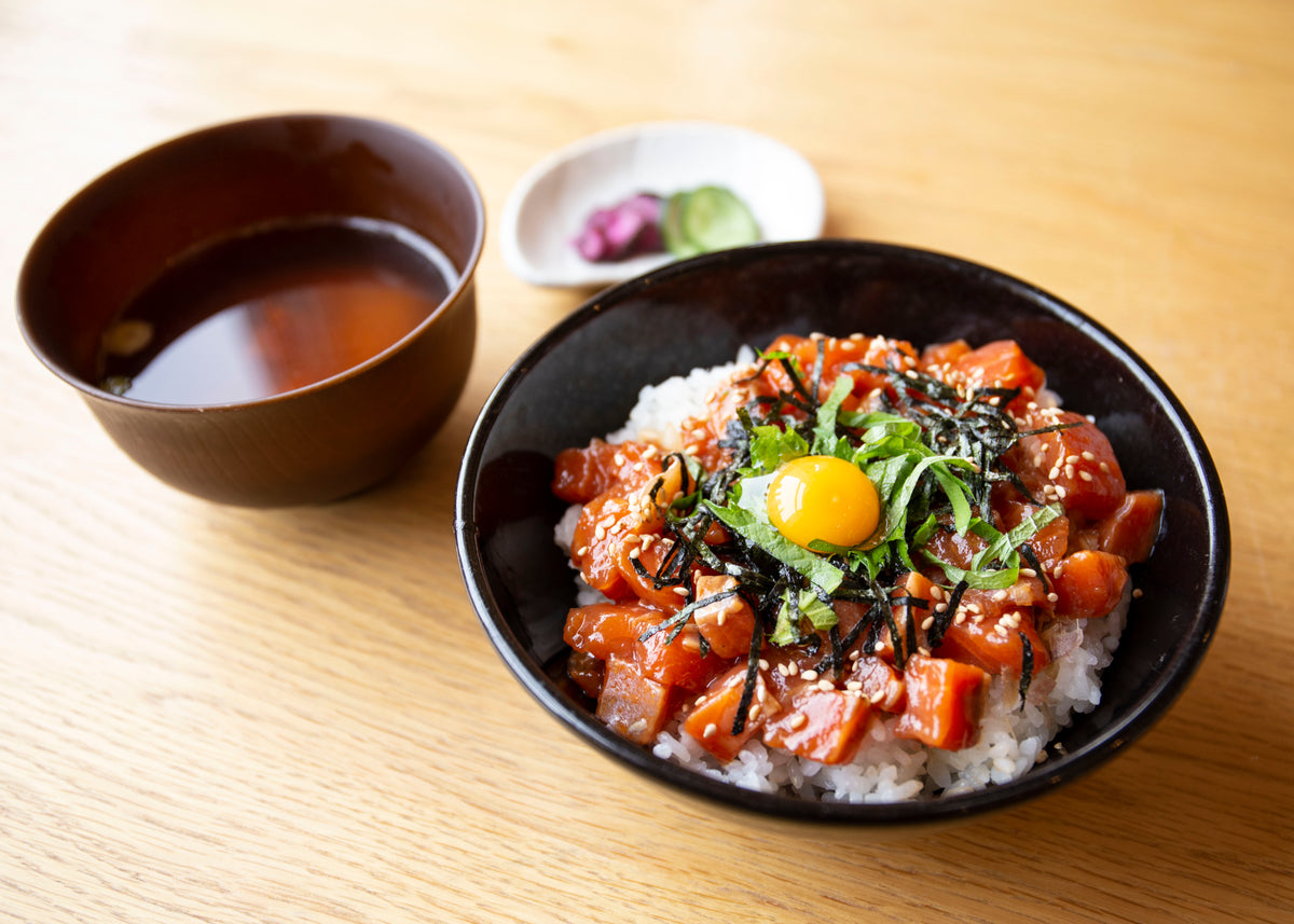 若狭の漬け丼【ふくいサーモン】