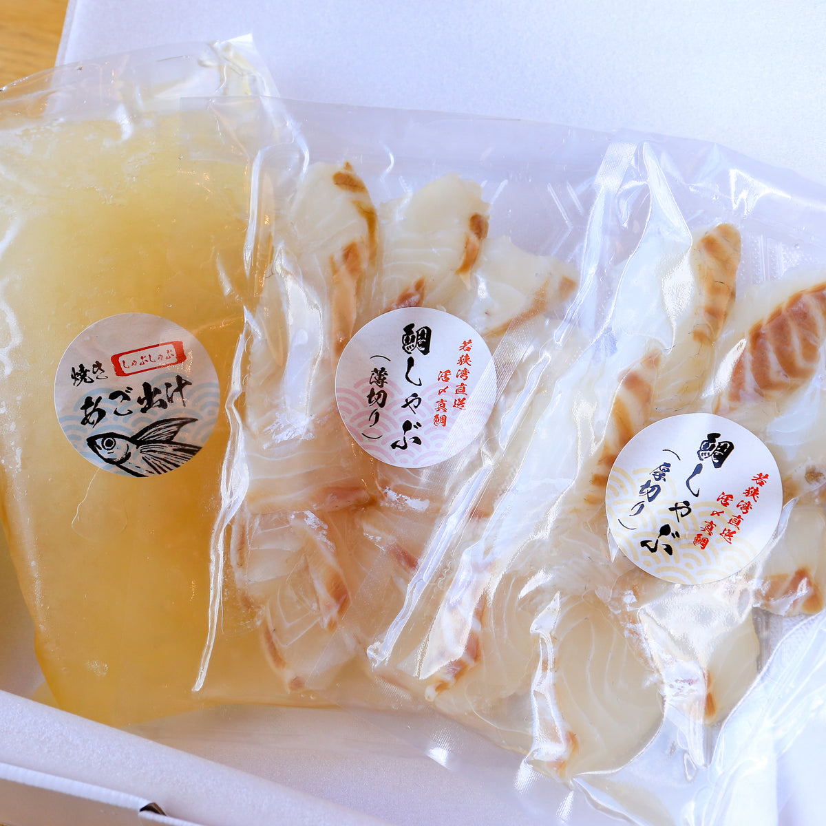 鯛しゃぶ食べ比べ鍋セット